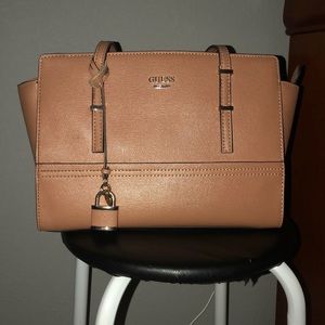 Brown Hand bag FROM GUESS